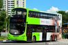 Thumbnail: SBS9C — A Volvo B9TL (Wright) double-deck bus, pictured carrying a OCBC Bank advertisement, serving commuters on service 2 under current bus operator Go-Ahead Singapore in September 2016.